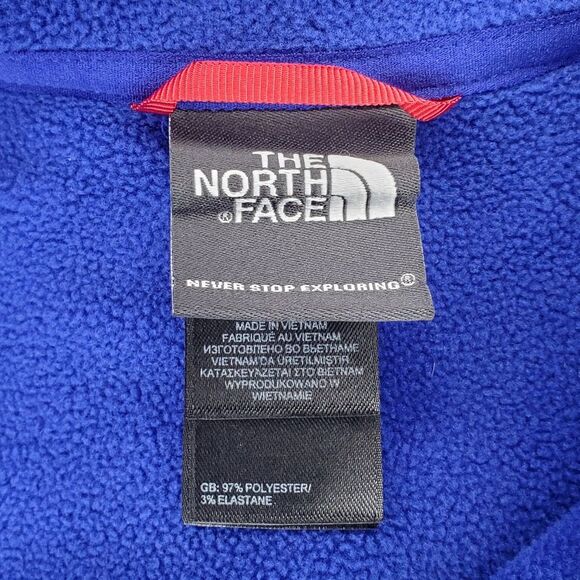Mens The North Face Blue and Gray Full Zip Jacket Size L - Picture 9 of 11